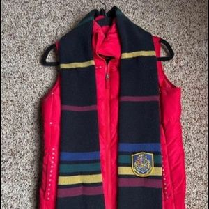 Custom Lands End Vest Coat with Scarf